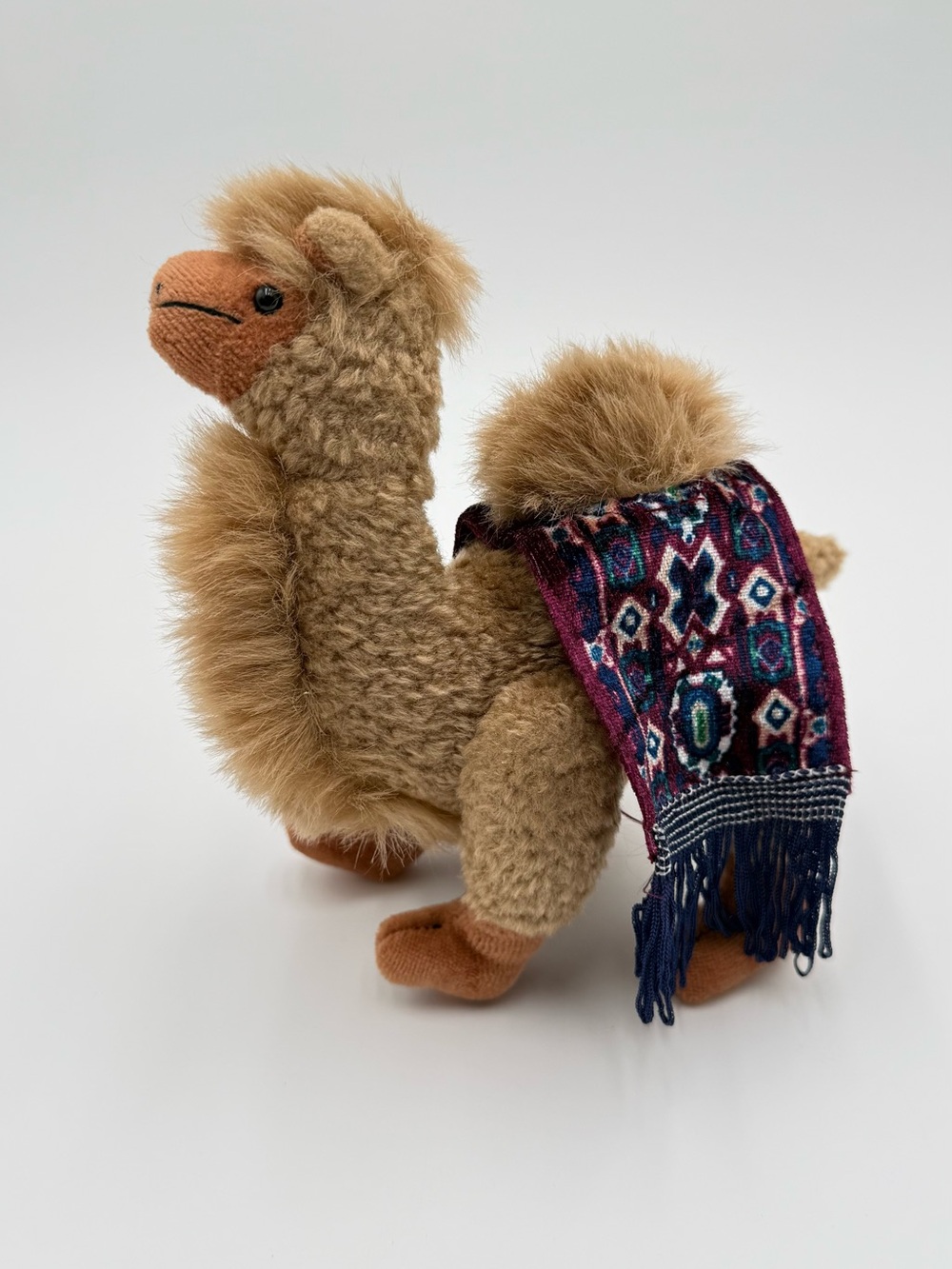 Vintage 1993 Ty Camel Plush 8” With Saddle Blanket Stuffed Animal Toy